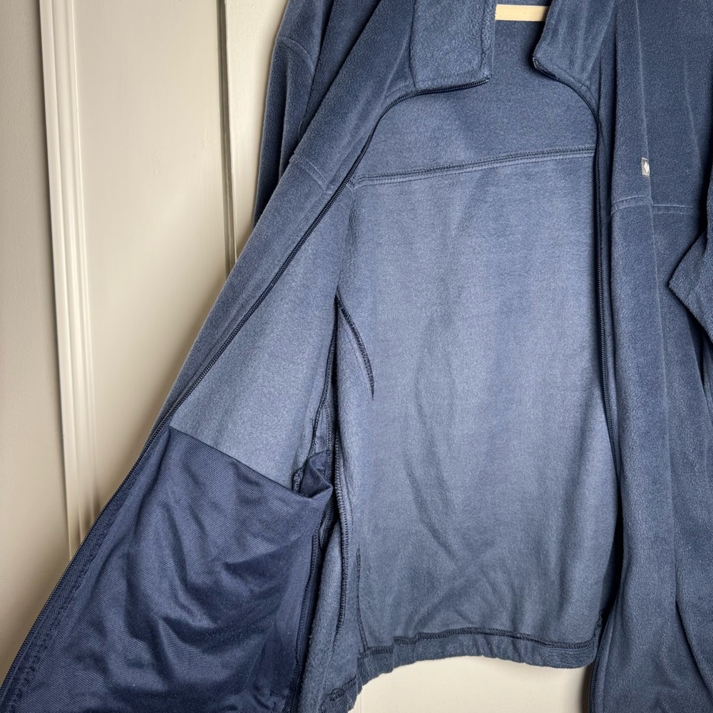Columbia Steens Mountain Full-Zip Fleece Jacket In Collegiate Navy XL - Picture 10 of 16